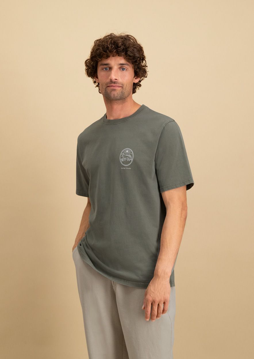 Circle Of Trust Tristan Tee Dusty Green