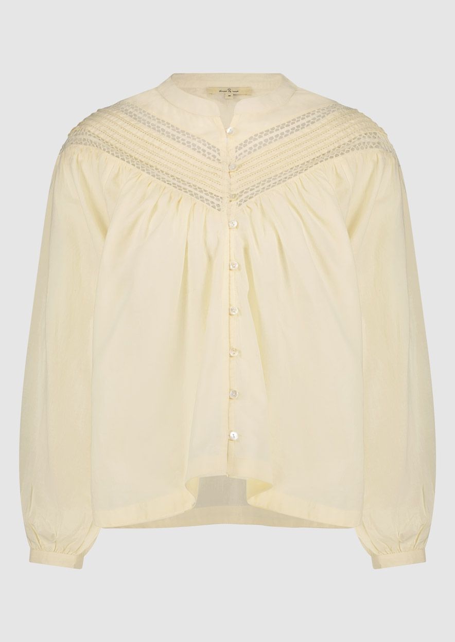 circle of trust Trixie Blouse Almond Oil