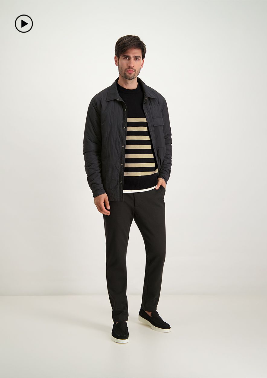 Circle Of Trust Troy Overshirt Black Ink