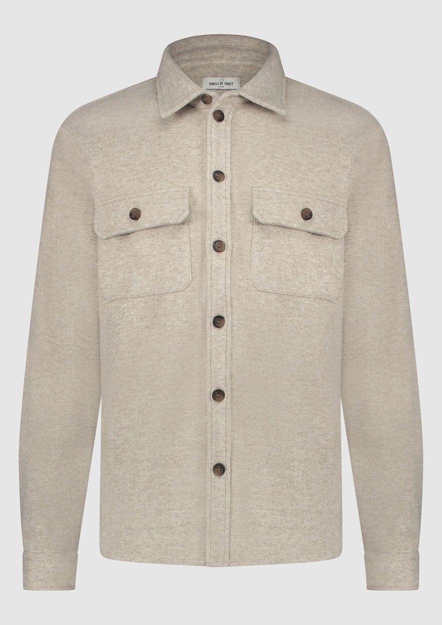 circle of trust Valentin Overshirt Oat Melange
