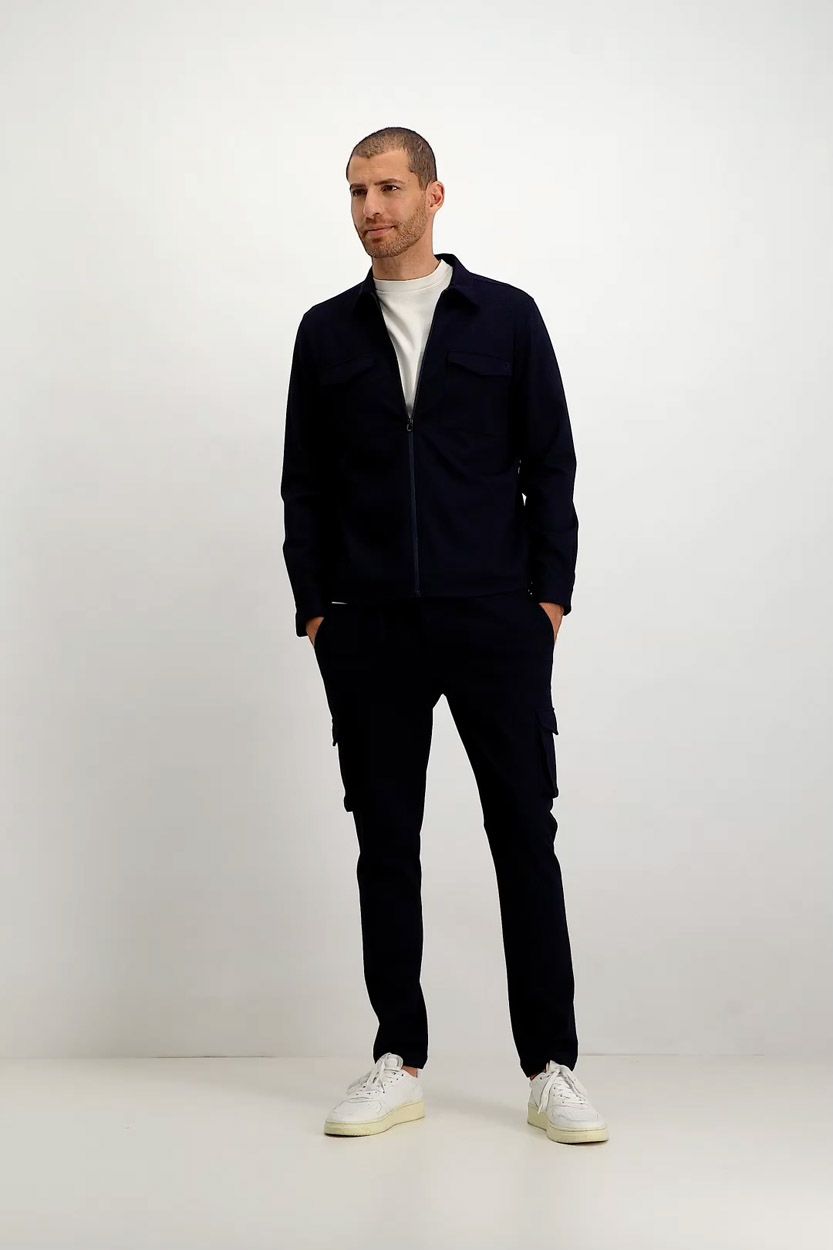 Circle Of Trust William Overshirt Midnight Blue