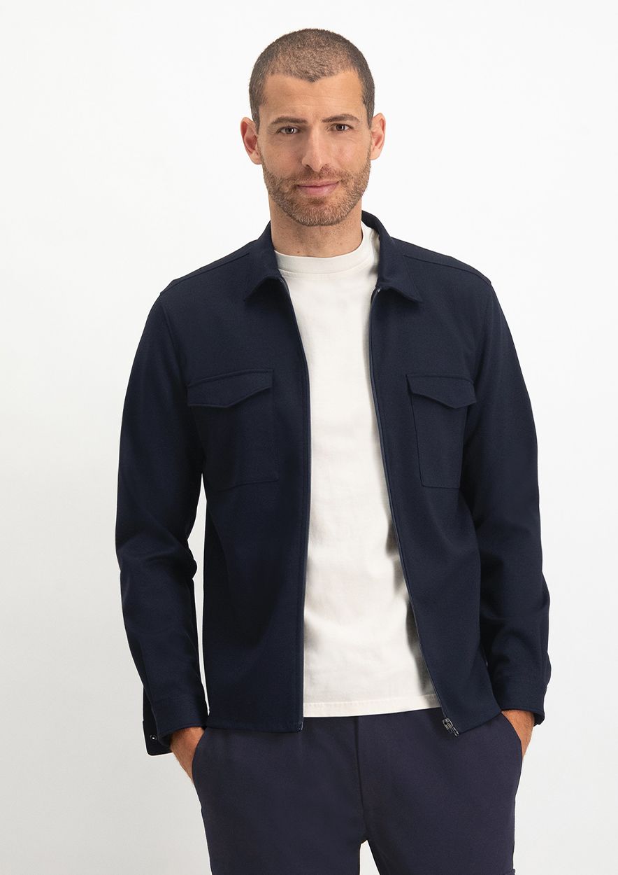 circle of trust William Overshirt Midnight Blue