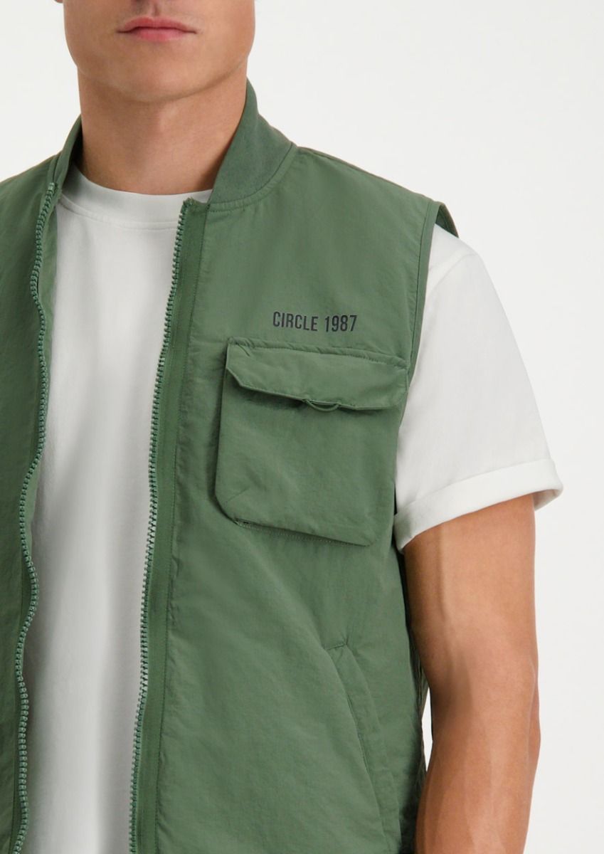 Circle Of Trust Zayden Bodywarmer Olive Leaf