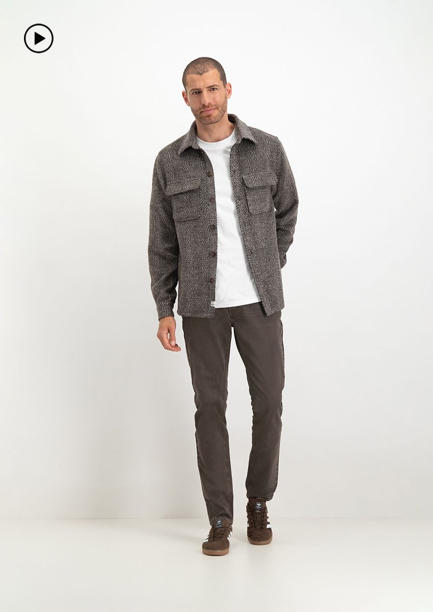 Circle Of Trust Connor Colored Slate Brown - Regular Fit