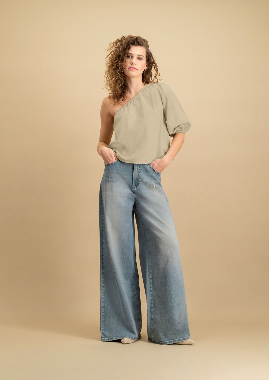 Circle Of Trust Harley Paradise Blue - Wide-Leg Flared