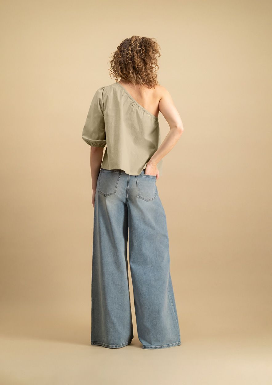 Circle Of Trust Harley Paradise Blue - Wide-Leg Flared