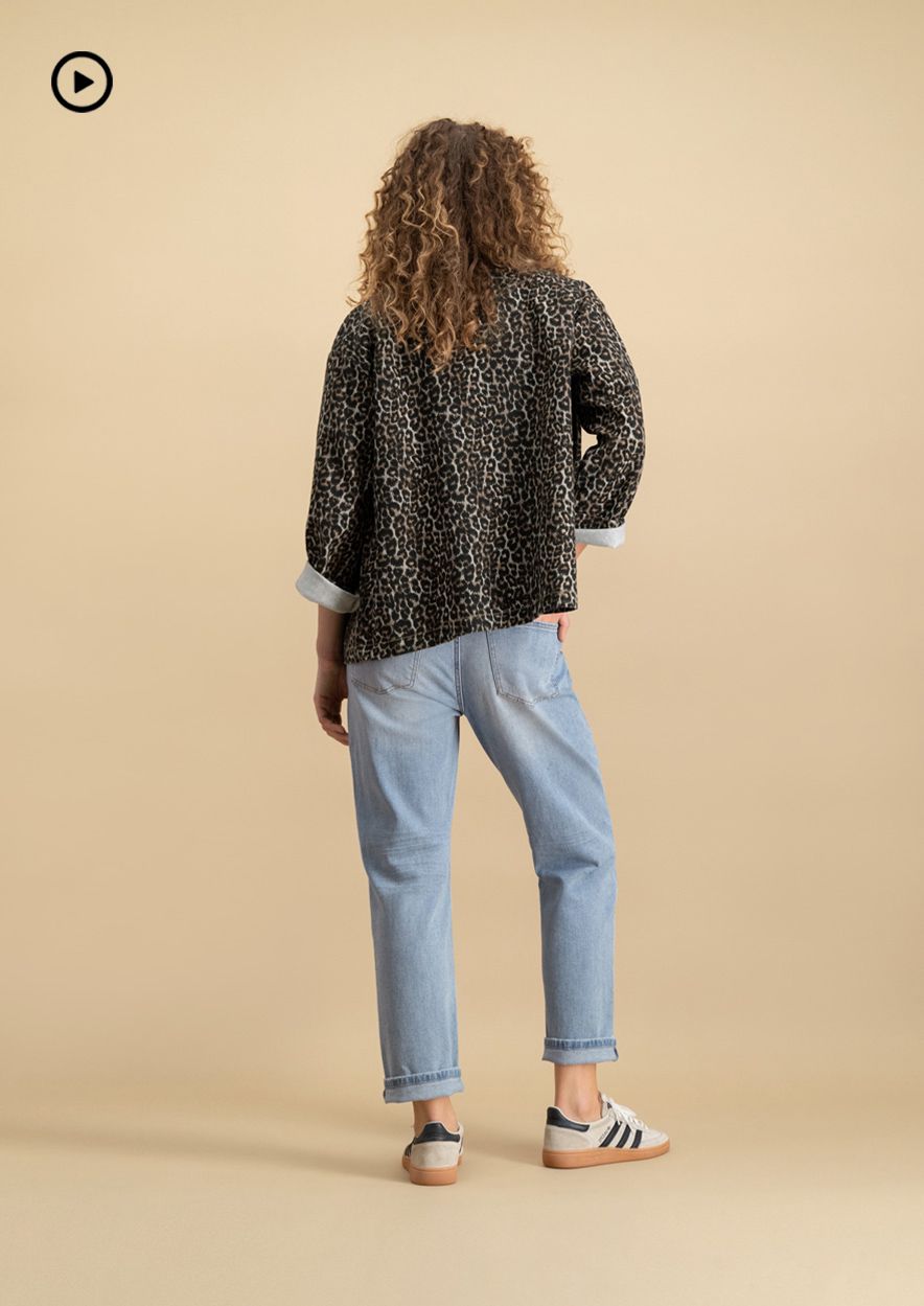 Circle Of Trust Jaimy Cropped Ocean Mist - Loose Straight Fit
