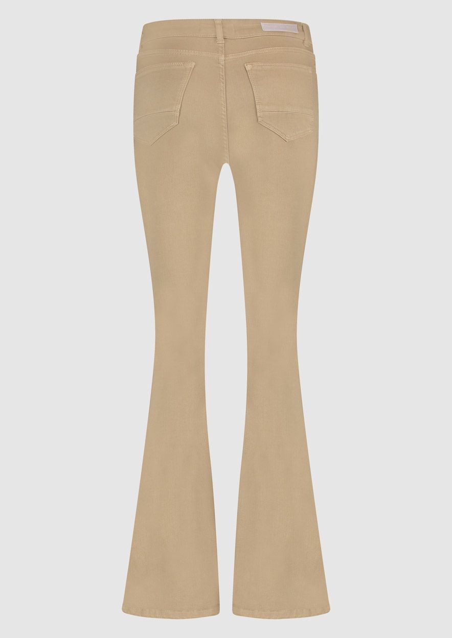 Circle Of Trust Libby Bell Bottom Cool Coffee - High Waist Flared