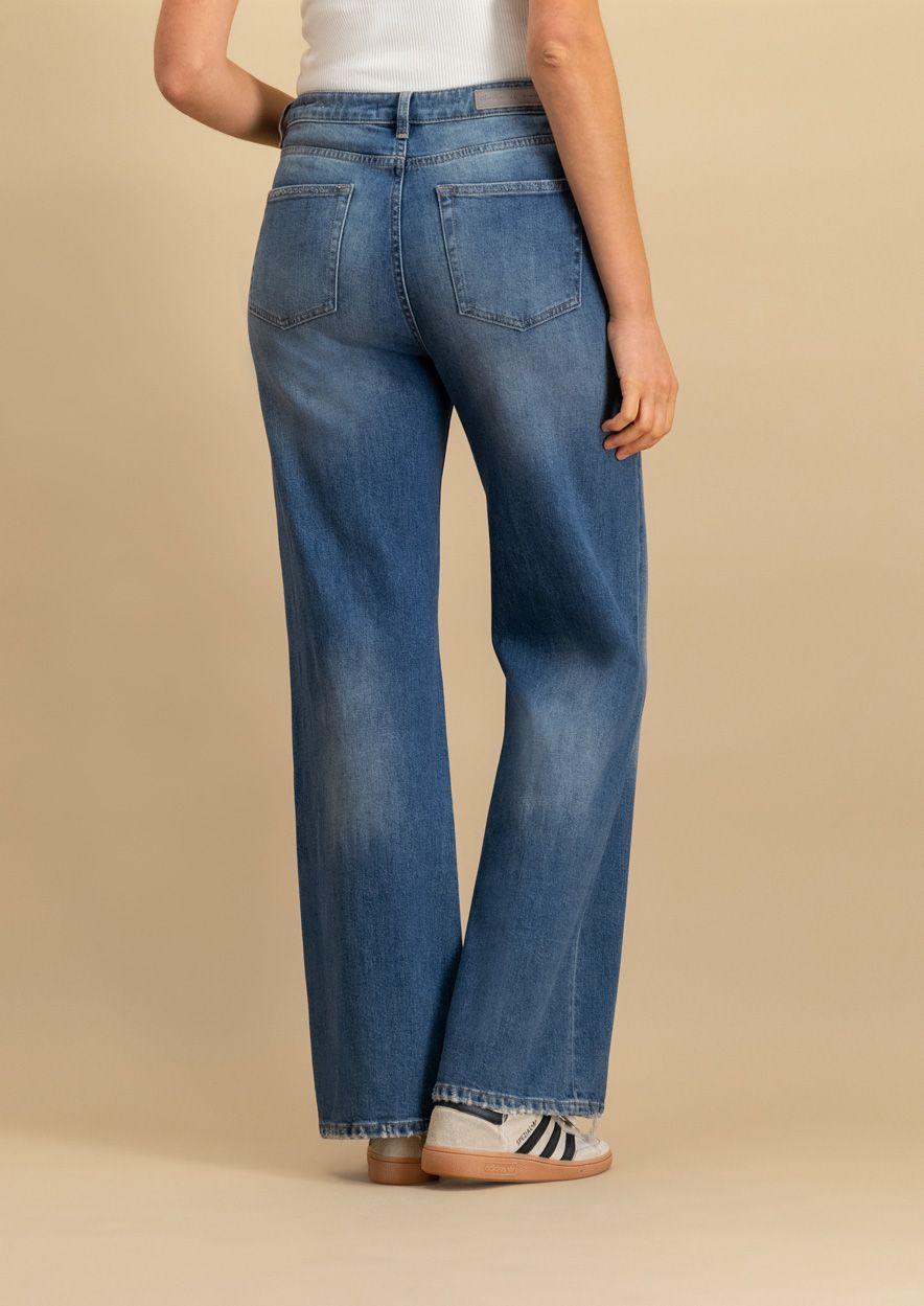 Circle Of Trust Maddy Mystic Blue - High-Rise Wide Leg