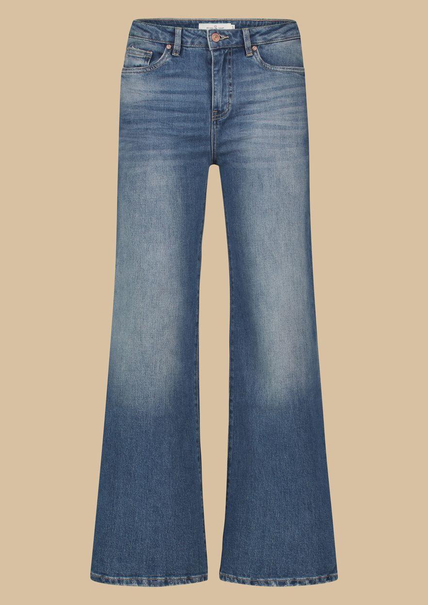 Circle Of Trust Maddy Mystic Blue - High-Rise Wide Leg