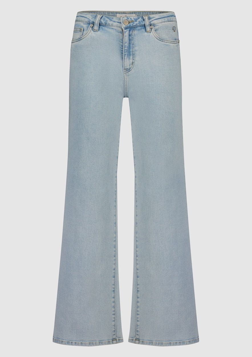 circle of trust Maddy Precious Blue - High Rise Wide Leg