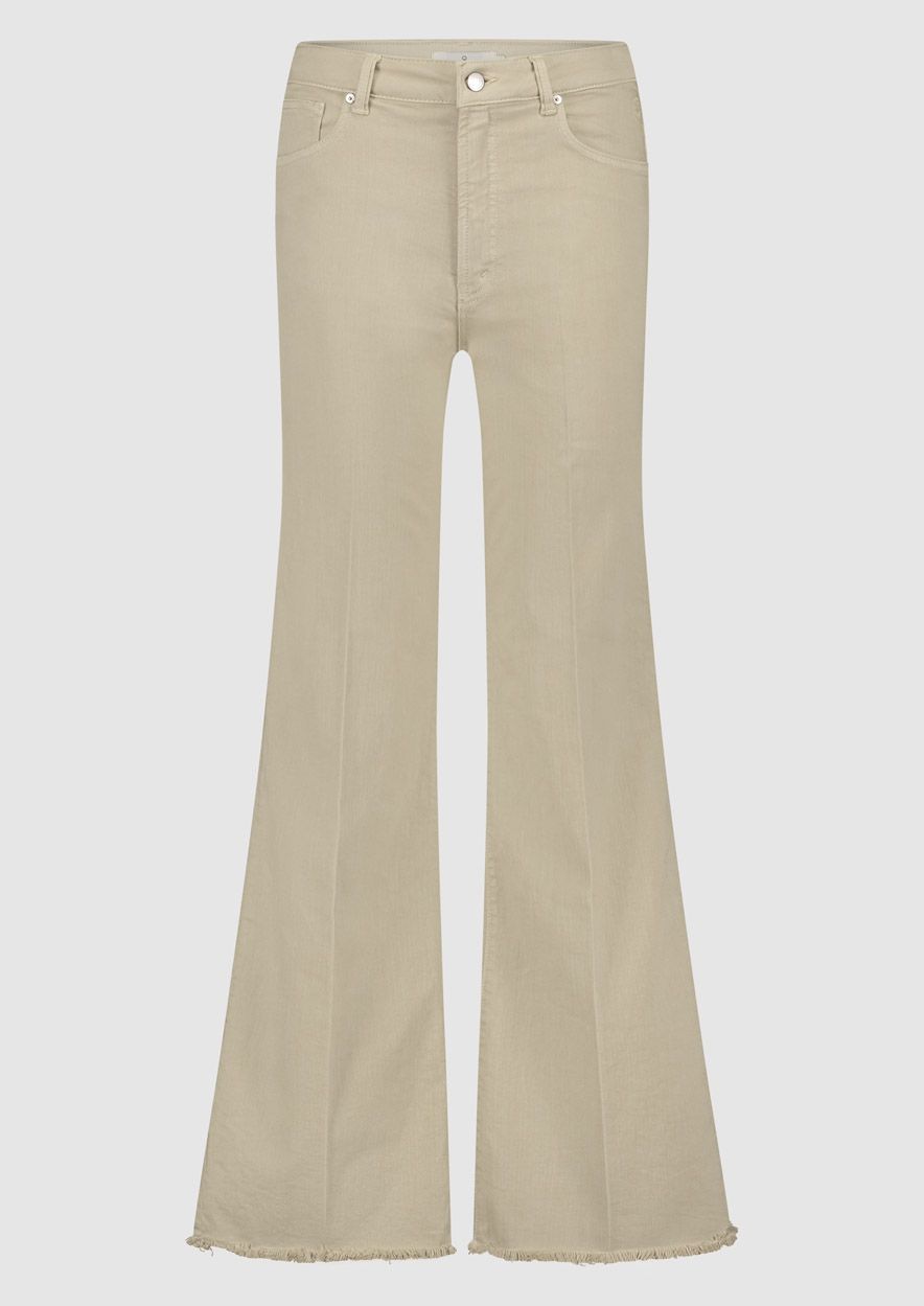 circle of trust Marlow Simply Taupe - High Rise Wide Leg