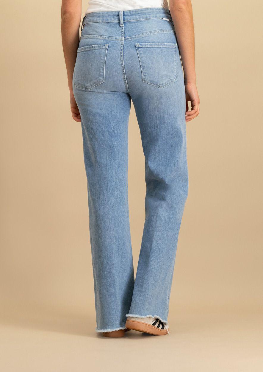 Circle Of Trust Marlow Sporty Blue - High Rise Wide Leg