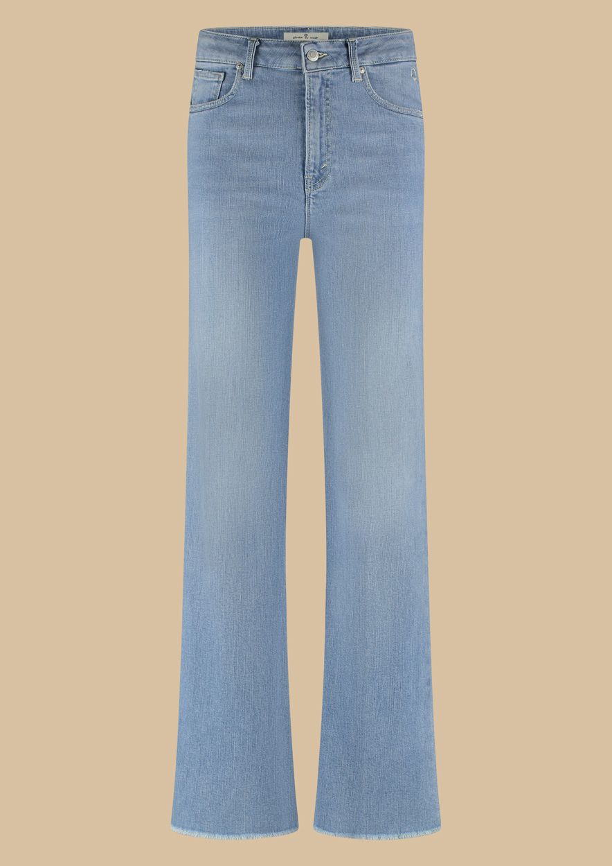 Circle Of Trust Marlow Sporty Blue - High Rise Wide Leg