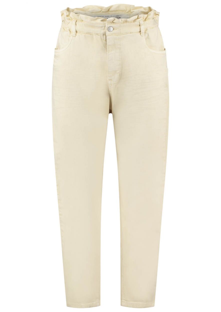 circle of trust Ruby Denim Antique White - High Rise Baggy Fit