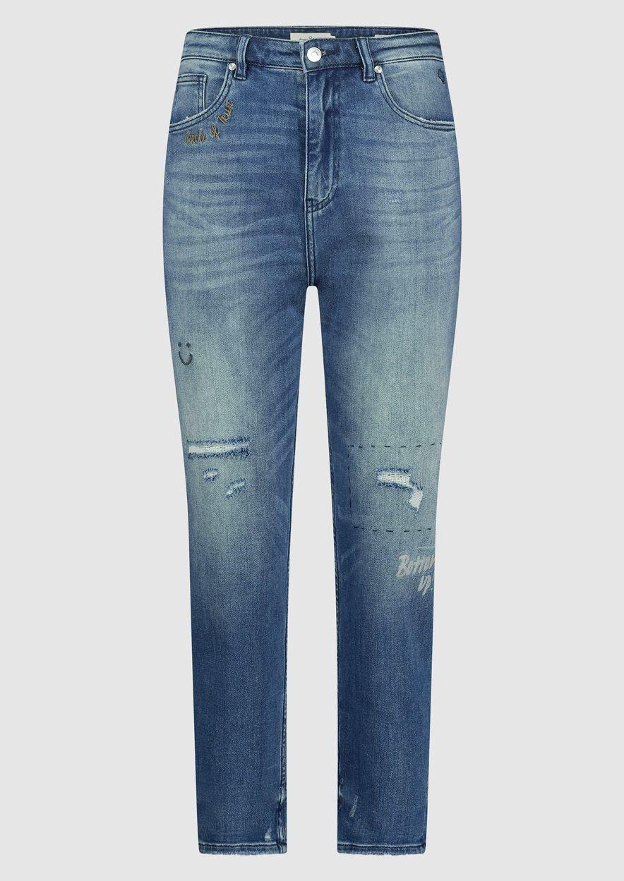 circle of trust Scottie Bold Blue - High Rise Straight Fit