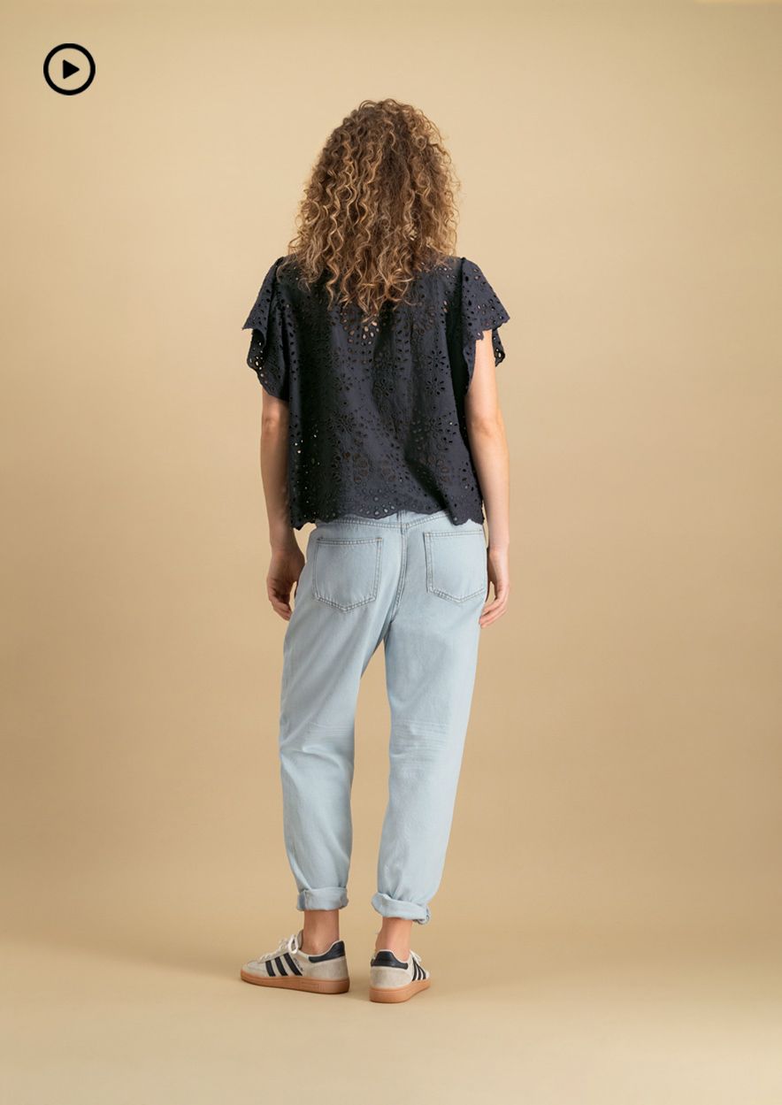 Circle Of Trust Scottie Mykonos Blue - Mid Rise Baggy Fit