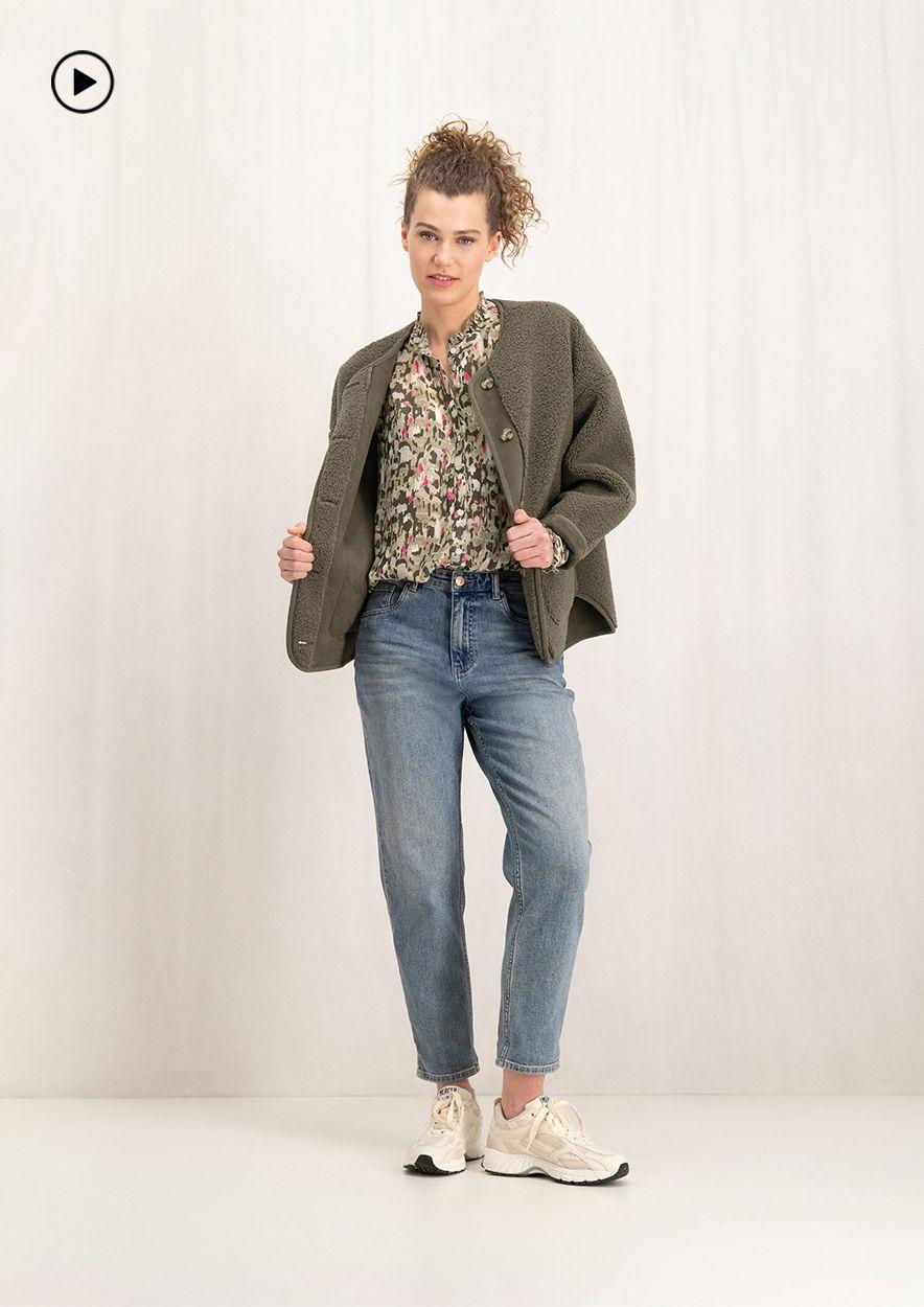 Circle Of Trust Scottie Stormy Blue - High Rise Straight Fit