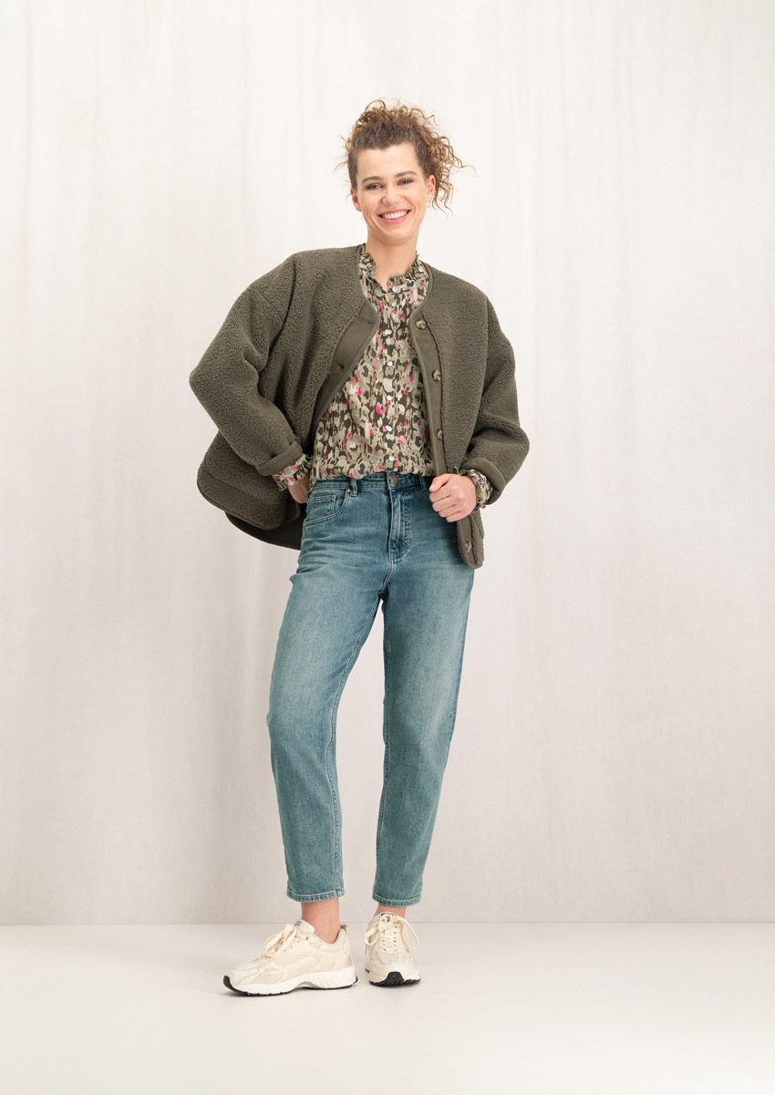 circle of trust Scottie Stormy Blue - High Rise Straight Fit