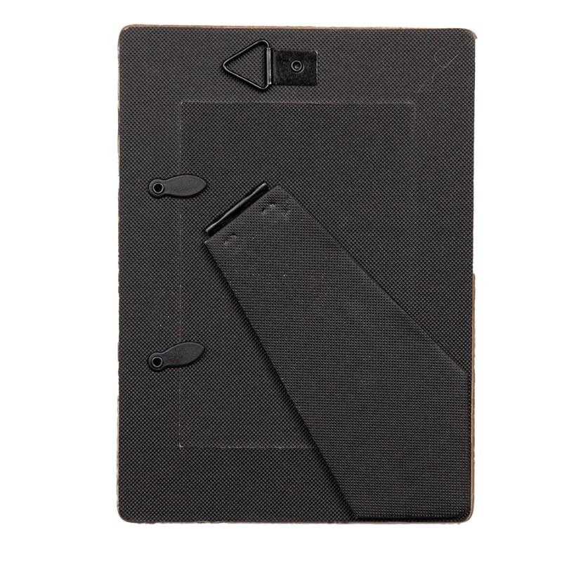 Clayre & Eef 2F1275 Fotolijst 9x13 Cm Beige Keramiek Bloemen