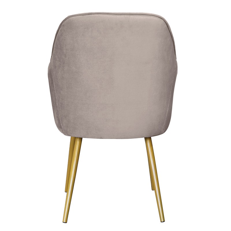 Clayre & Eef 50555G Eetkamerstoel 58x56x83 Cm Grijs IJzer Stoel