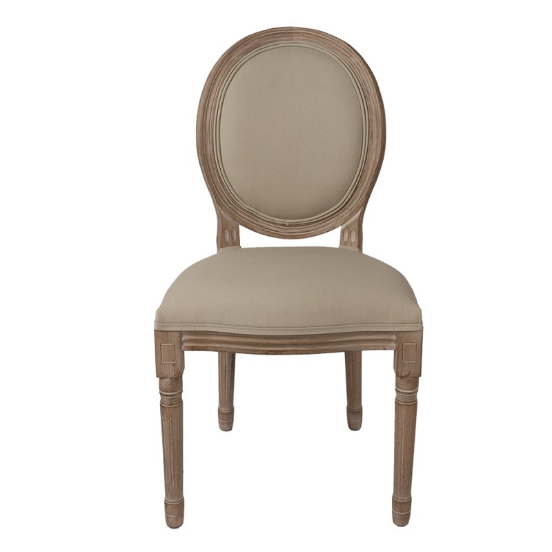 clayre & eef 50786 Eetkamerstoel 48x46x96 cm Bruin Hout