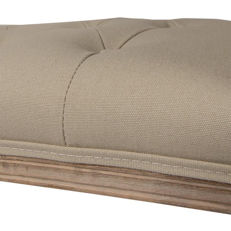 Clayre & Eef 50790 Bankje 113x44x60 Cm Bruin Beige Hout
