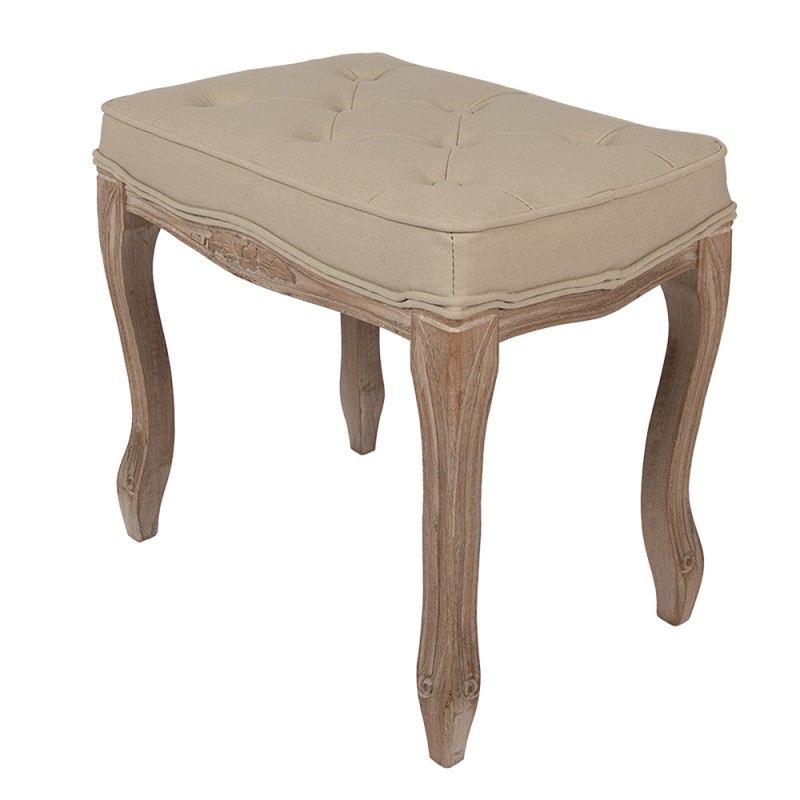 Clayre & Eef 50795 Krukje 50x36x47 Cm Bruin Beige Hout