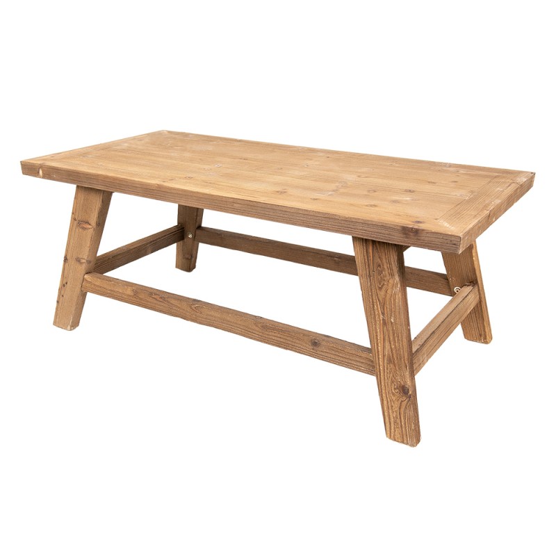 Clayre & Eef 5H0560 Salontafel 120x60x48 Cm Bruin Hout Bijzettafel