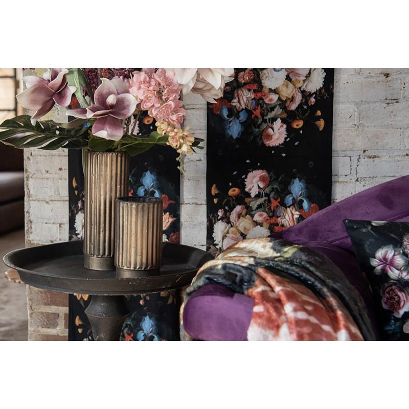 Clayre & Eef 5H0617 Bijzettafel Ø 49x67 Cm Zwart IJzer