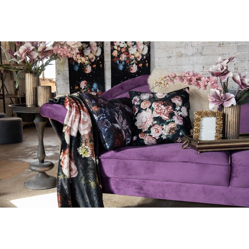 Clayre & Eef 5H0617 Bijzettafel Ø 49x67 Cm Zwart IJzer