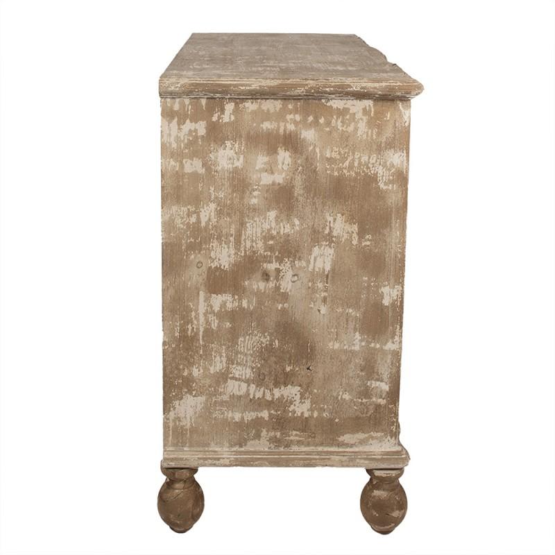 Clayre & Eef 5H0676 Dressoir 100x45x85 Cm Bruin Hout Ladekast