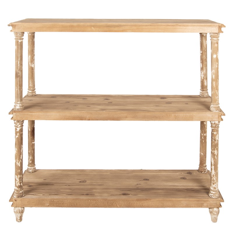 Clayre & Eef 5H0698 Kast 110x40x113 Cm Bruin Hout Boekenkast