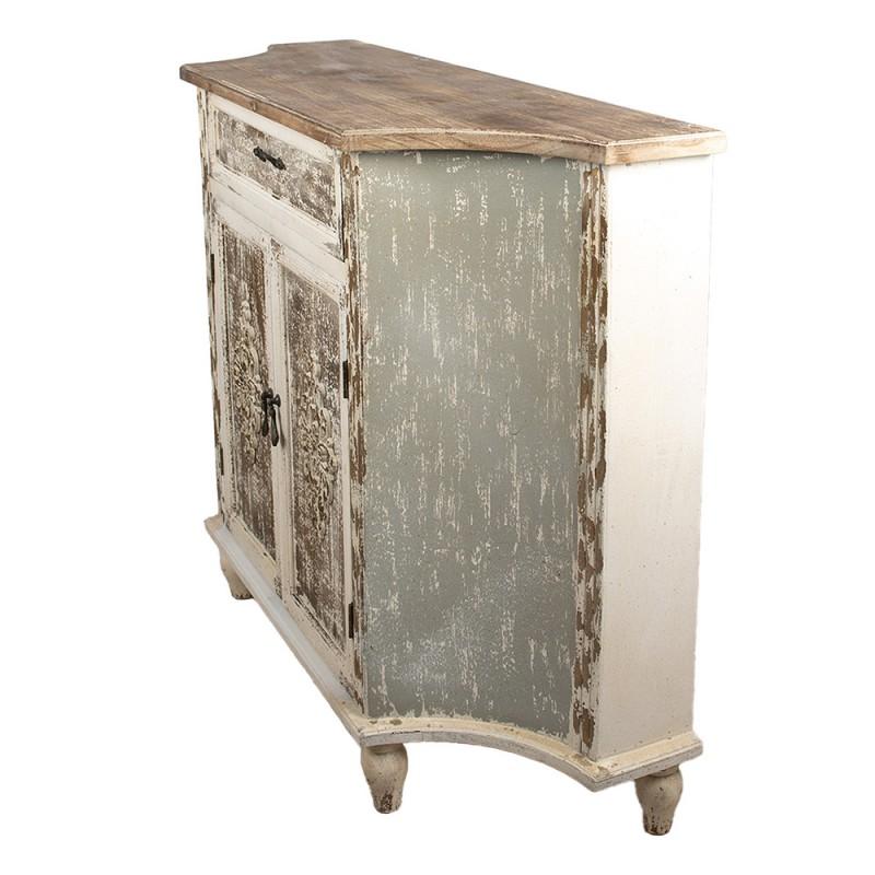 Clayre & Eef 5H0705 Dressoir 120x40x97 Cm Bruin Grijs Hout Wandkast