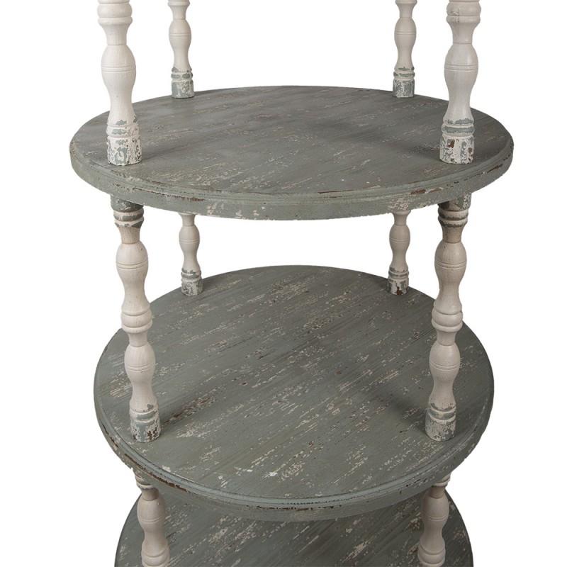 Clayre & Eef 5H0740 Rek Staand Ø 80x175 Cm Groen Beige Hout