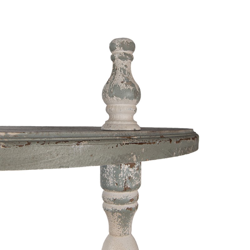 Clayre & Eef 5H0740 Rek Staand Ø 80x175 Cm Groen Beige Hout