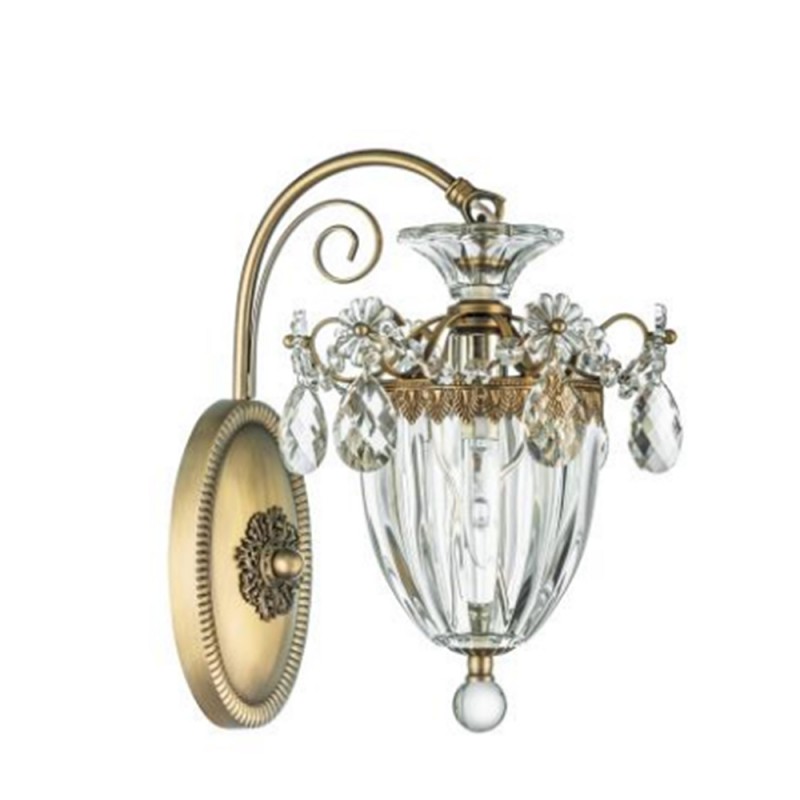 clayre & eef 5LL-CR144 Wandlamp 21x26x32 cm Metaal Muurlamp