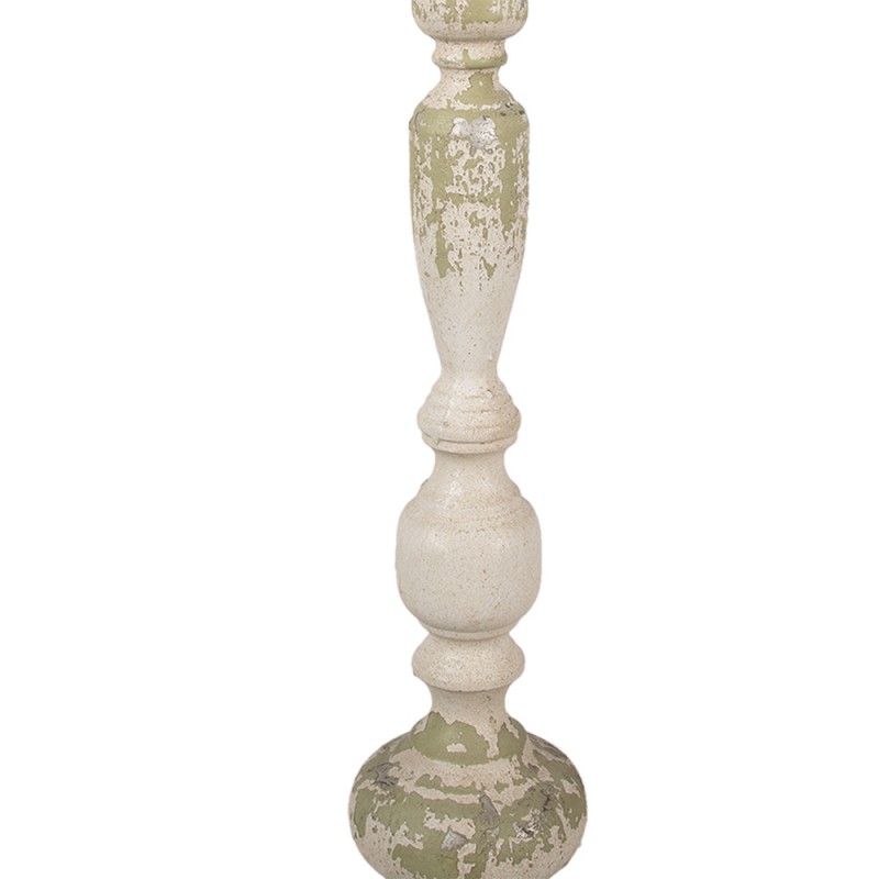 Clayre & Eef 5LMC0041 Tafellamp Ø 38x88 Cm Beige IJzer Bureaulamp