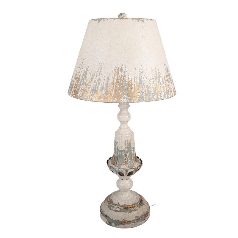 clayre & eef 5LMC0049 Tafellamp Ø 36x70 cm Beige Metaal