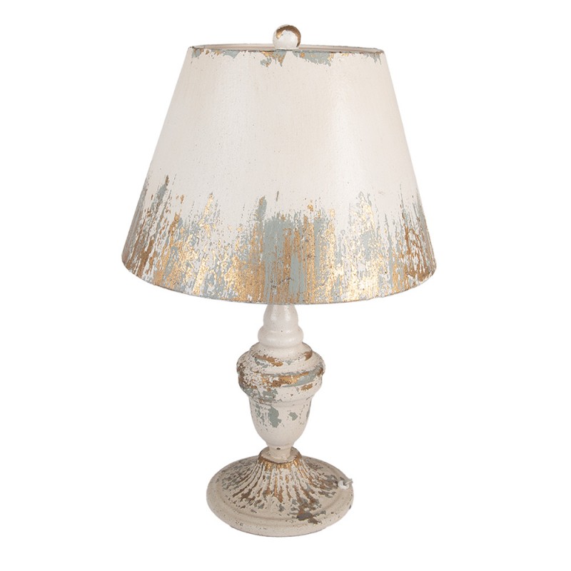 clayre & eef 5LMC0050 Tafellamp Ø 36x55 cm Beige Metaal