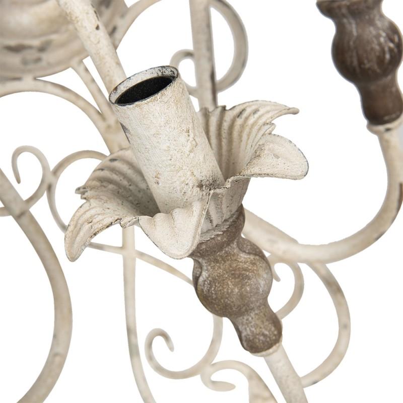 Clayre & Eef 5LMP331 Wandlamp 40x29x70 Cm Wit IJzer Rechthoek Muurlamp