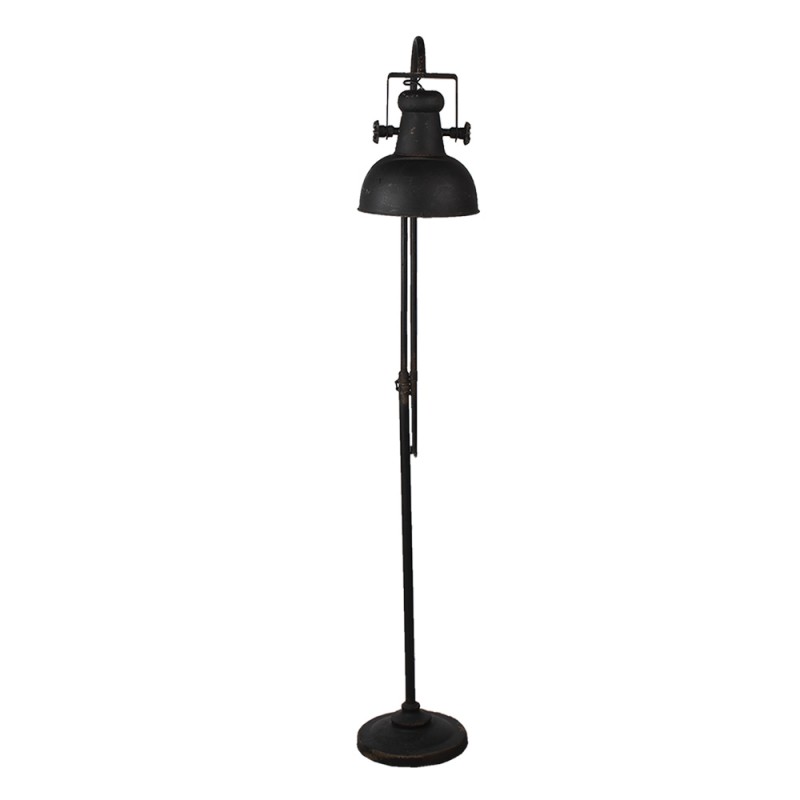 Clayre & Eef 5LMP341Z Vloerlamp 59x27x189 Cm Zwart IJzer Staande Lamp