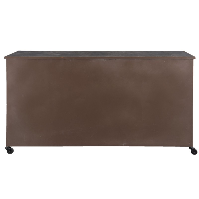Clayre & Eef 5Y0394 Ladekast 152x44x86 Cm Bruin IJzer Rechthoek Commode