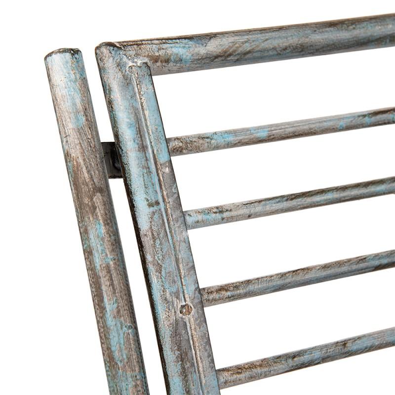 Clayre & Eef 5Y1036 Tuinbank 106x56x92 Cm Grijs IJzer Bank Buiten