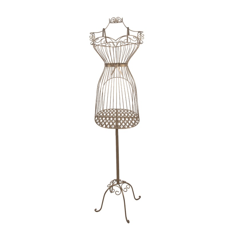 clayre & eef 5Y1274 Etalagepop 40x30x155 cm Goudkleurig Metaal