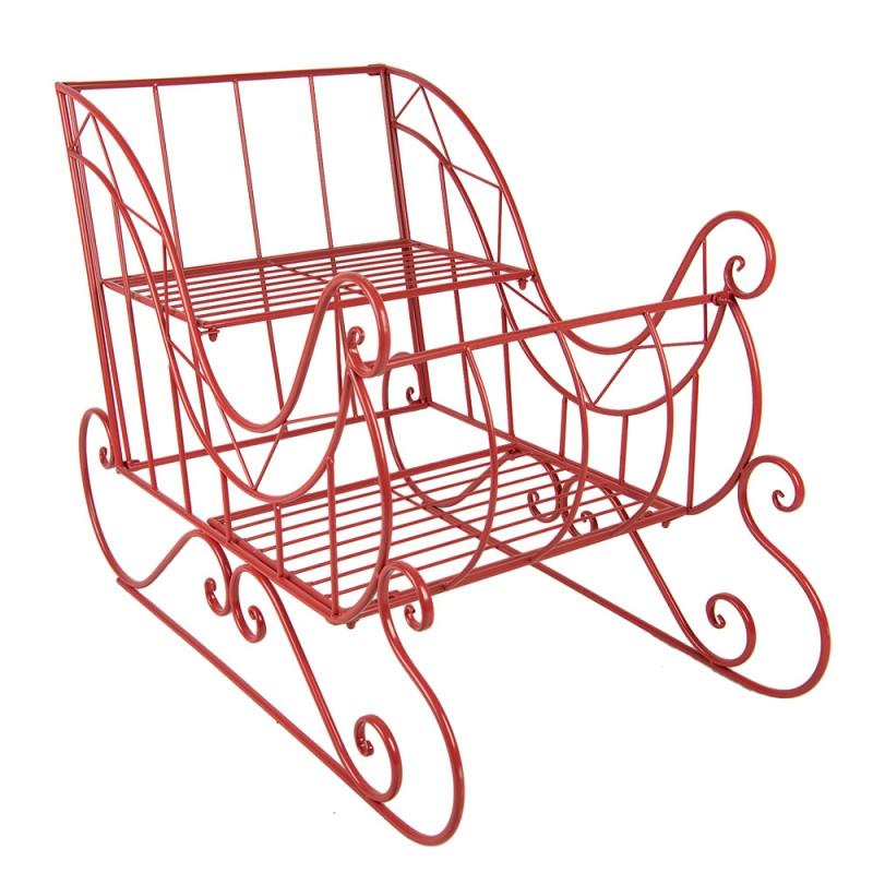 Clayre & Eef 5Y1285 Arrenslee Kerst Groot 90x51x68 Cm Rood Metaal