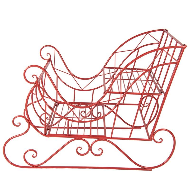 clayre & eef 5Y1285 Arrenslee Kerst Groot 90x51x68 cm Rood Metaal
