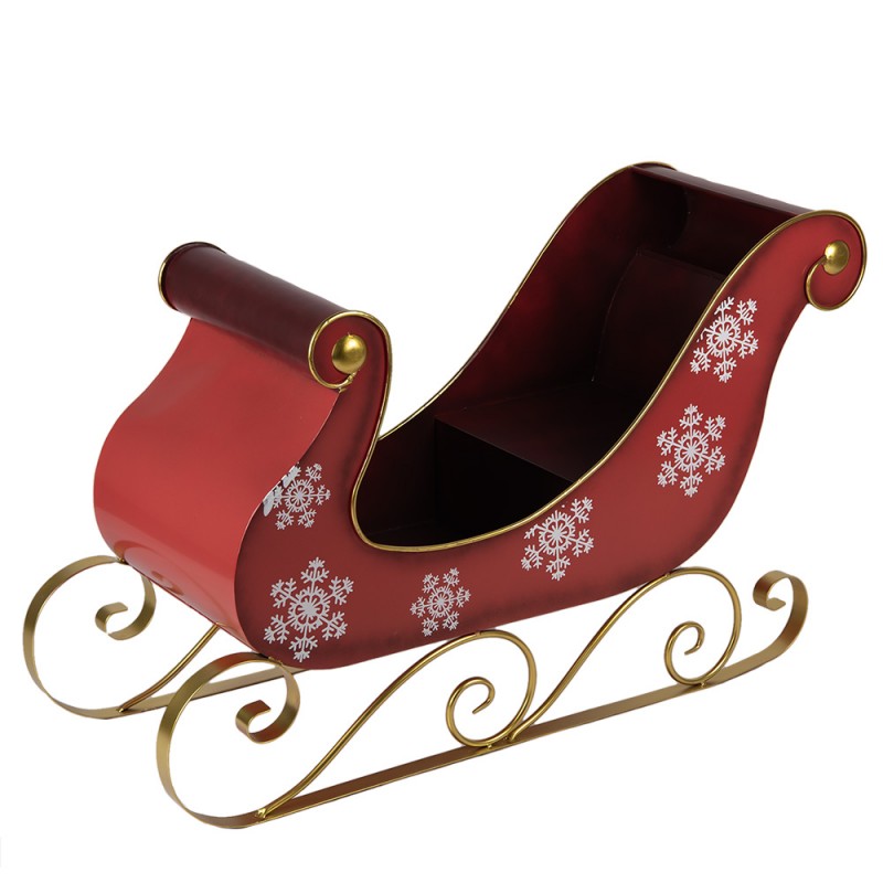 Clayre & Eef 5Y1287 Arrenslee Kerst Groot 112x40x68 Cm Rood Metaal