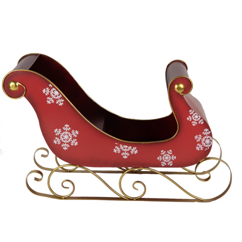 Clayre & Eef 5Y1287 Arrenslee Kerst Groot 112x40x68 Cm Rood Metaal