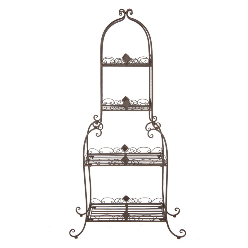 clayre & eef 5Y1288 Planthouder 74x39x160 cm Bruin Metaal clayre & eef 5Y1288 Planthouder 74x39x160 cm Bruin Metaal